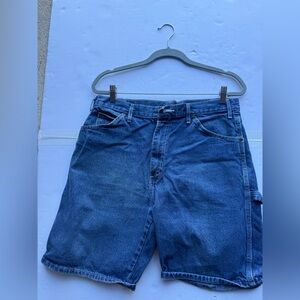 Dickies Men's Deep Blue Relaxed Jean shorts